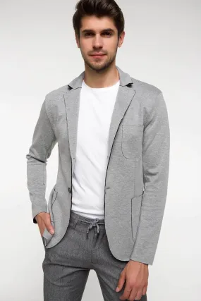 11705 Grey Mens Blazer Jacket