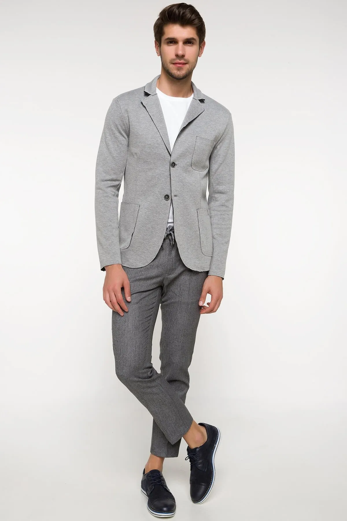 11705 Grey Mens Blazer Jacket
