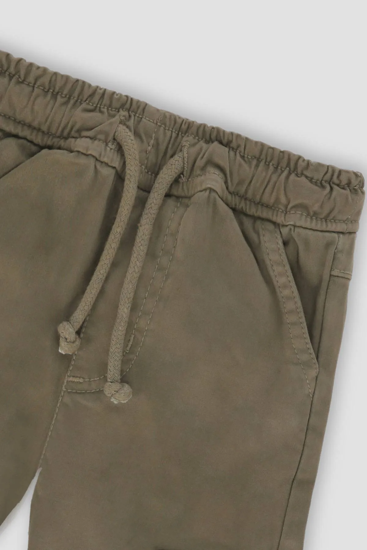 Cargo Jogger Pant For Baby Boy - Khaki