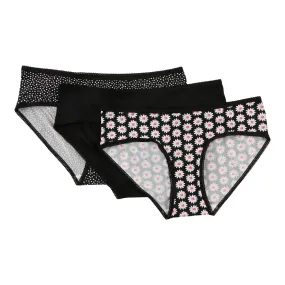 Carisma Women's Micro Picot Hipster Underwear, 3-Pack