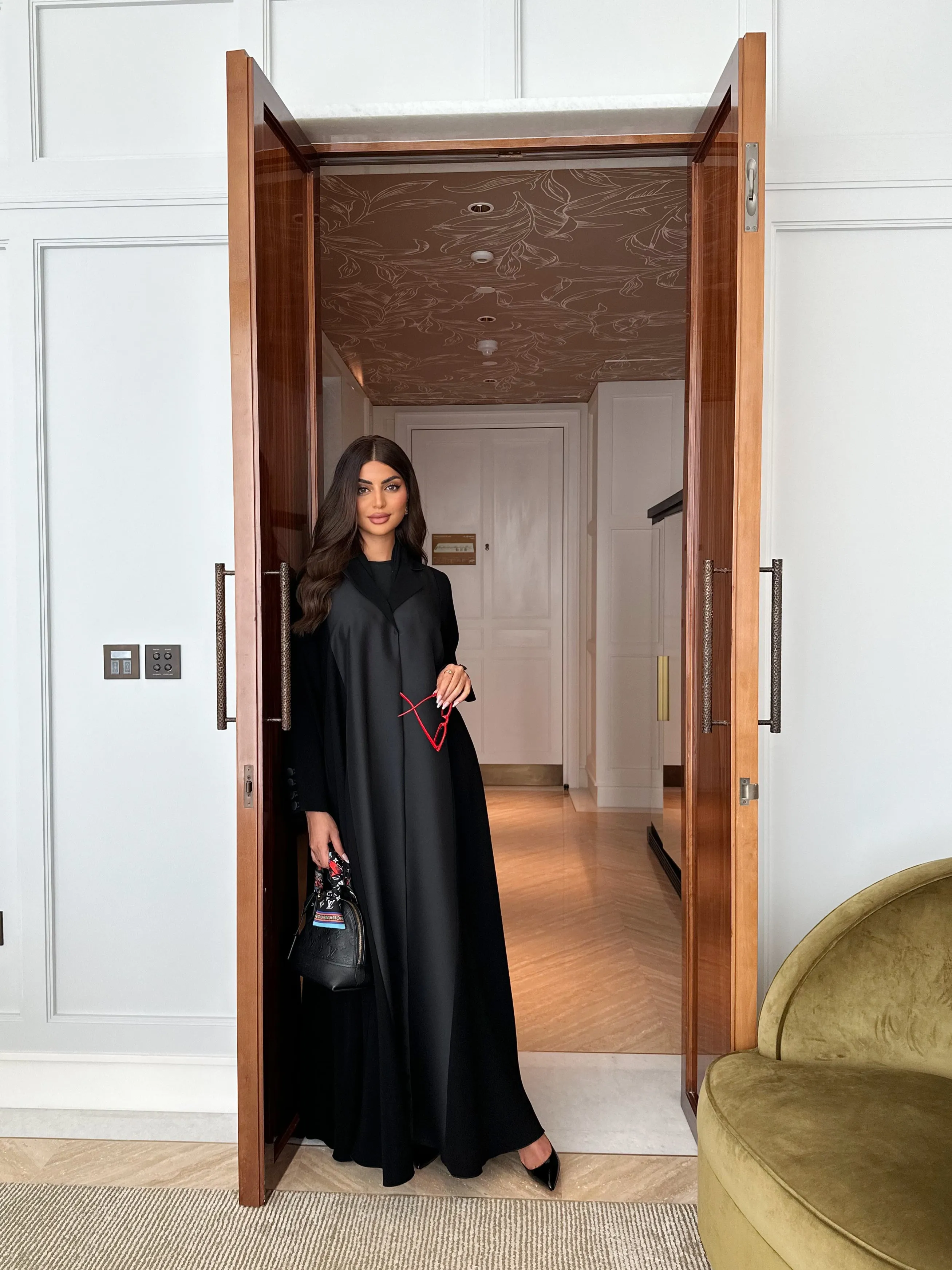 FANCY BLAZER ABAYA #488