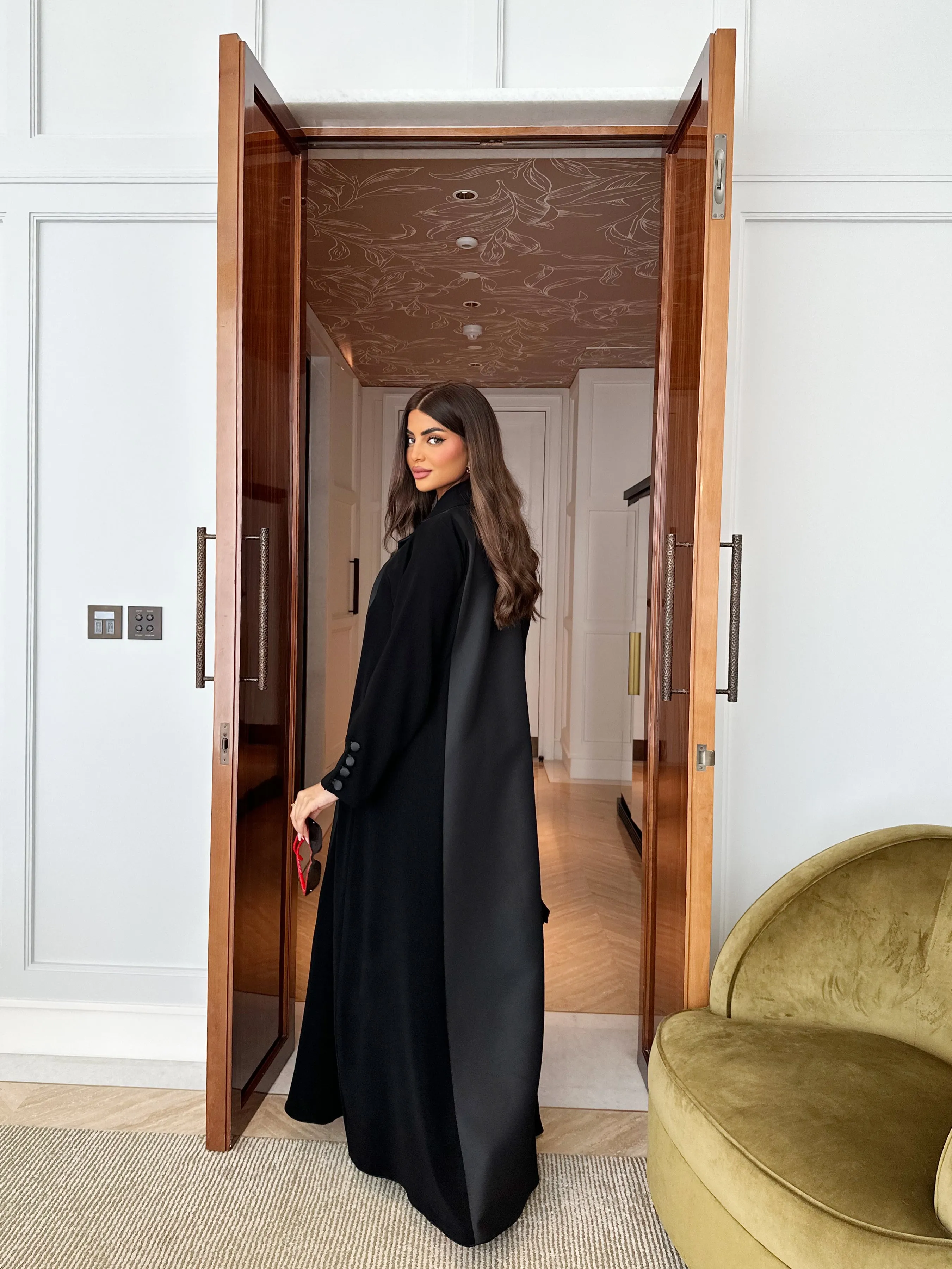 FANCY BLAZER ABAYA #488