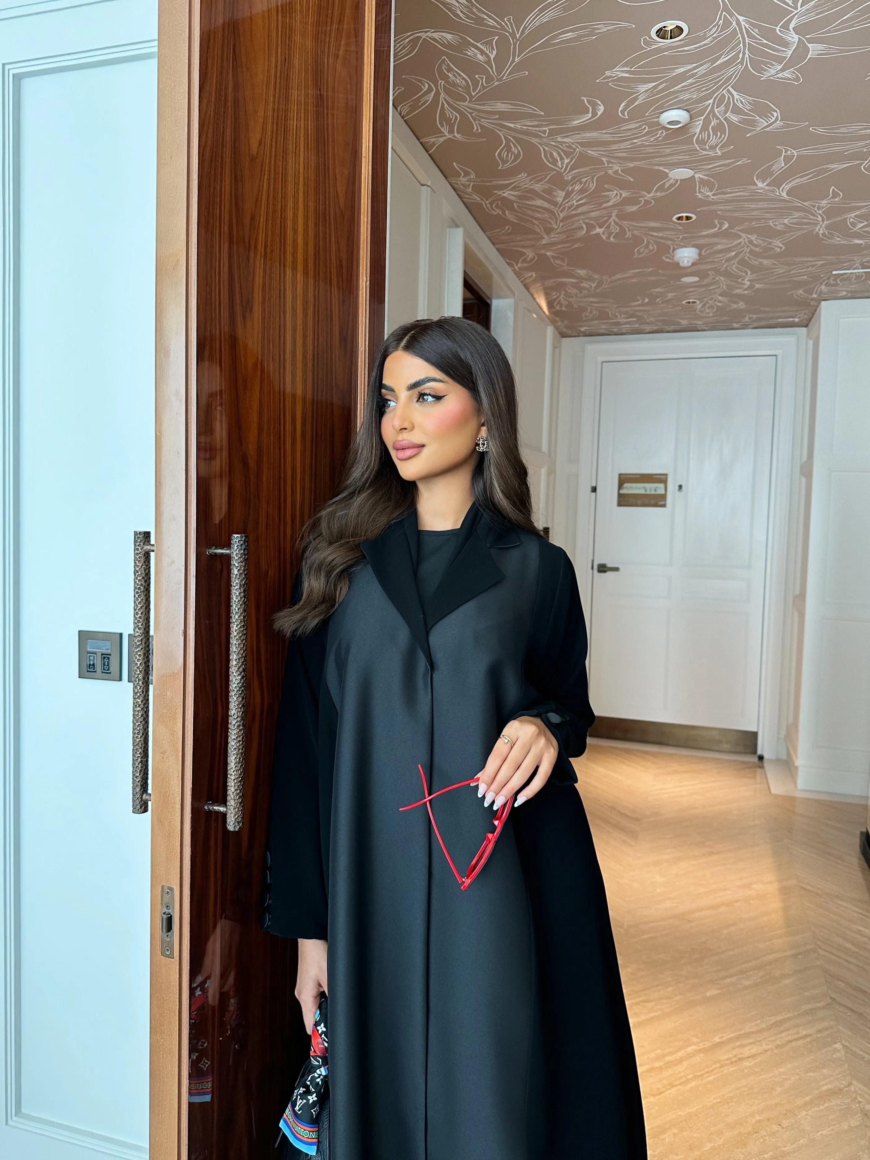 FANCY BLAZER ABAYA #488