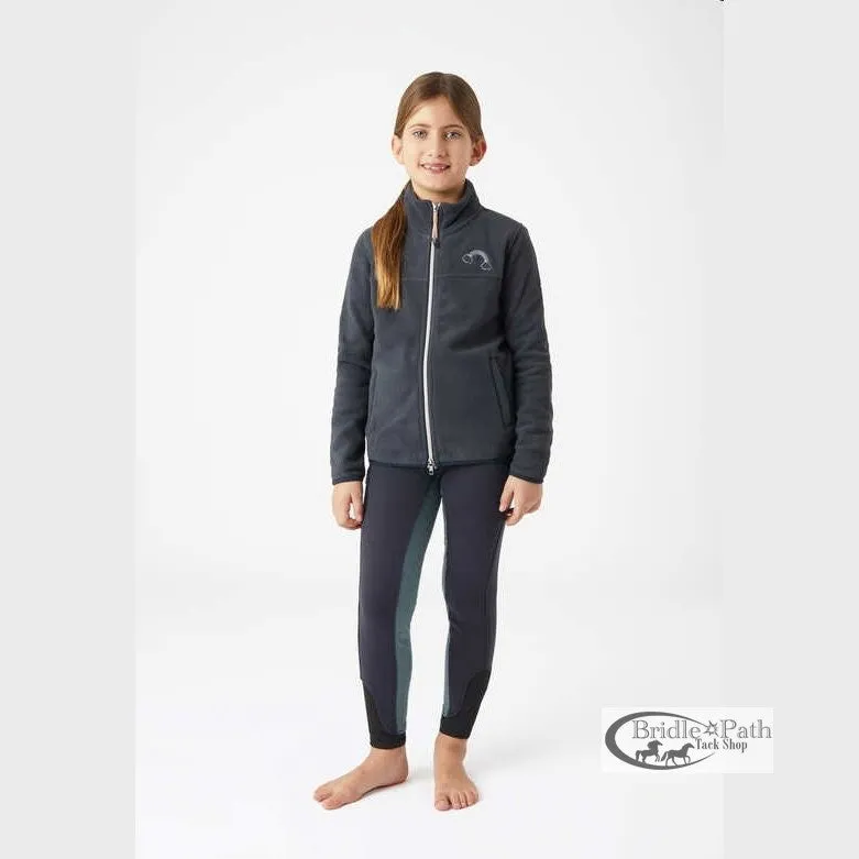 HORZE GIRLS SADIE FLEECE JACKET - NAVY