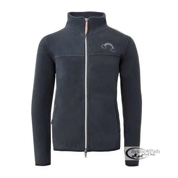 HORZE GIRLS SADIE FLEECE JACKET - NAVY