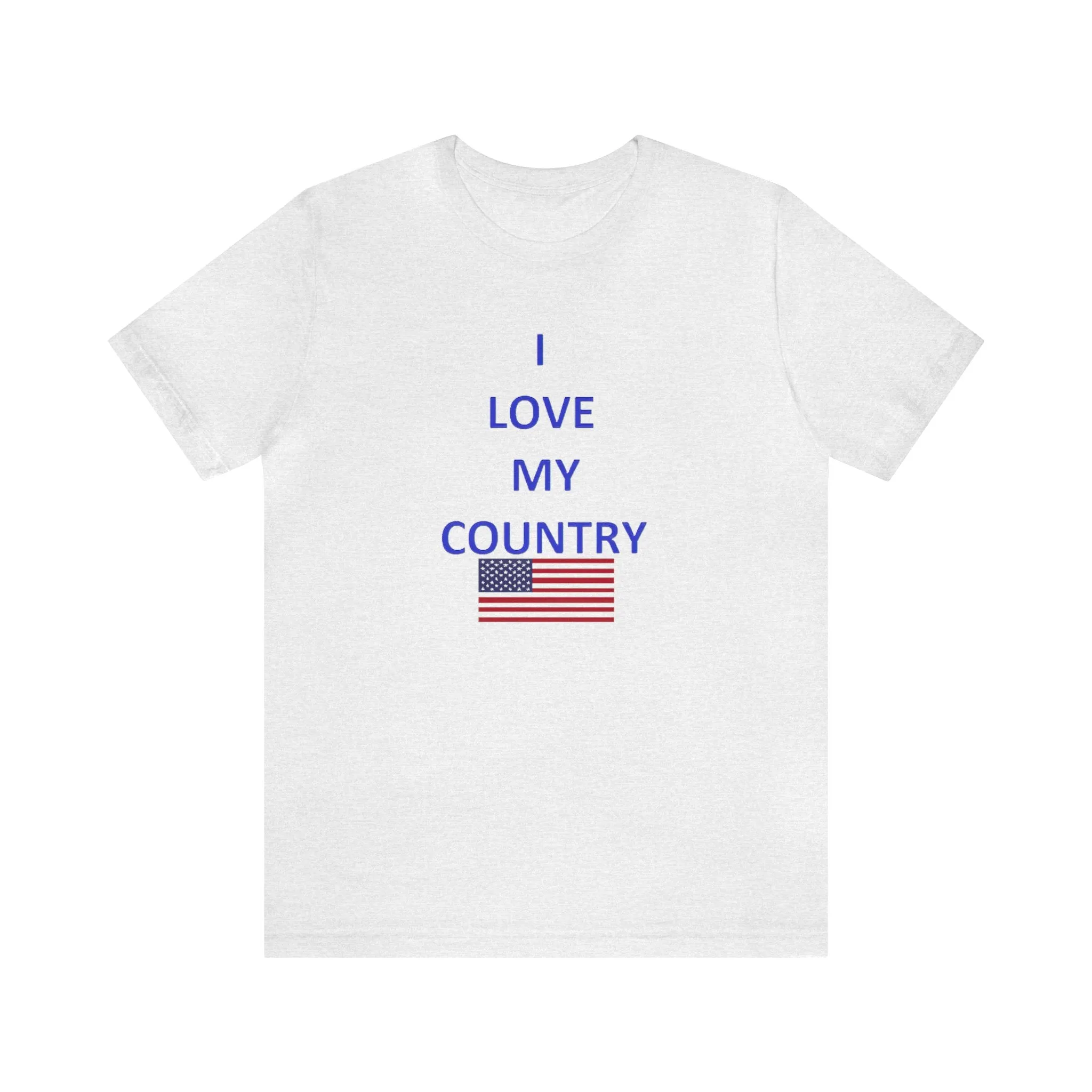 I love My Country USA Unisex Jersey Short Sleeve Tee