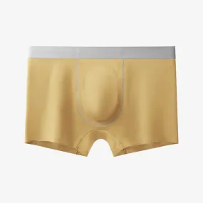 Men's  3D Seamless No-chafe Pouch LENZING Modal Trunks (4 pack) - JEWYEE 8808