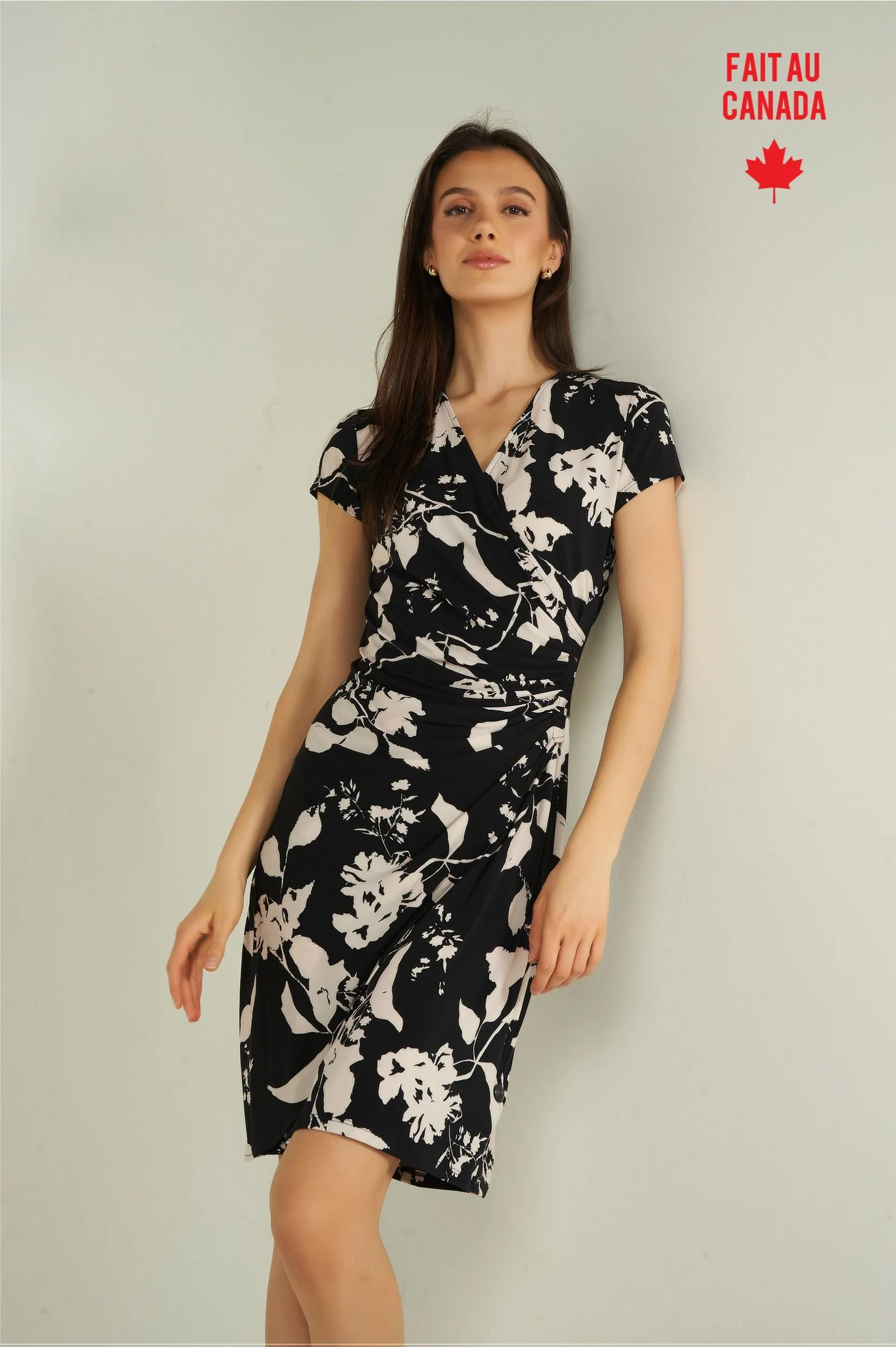 Robe portefeuille fleurie - CHI-PY1 - (R-C3)