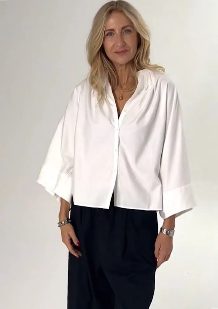 SOSUE Flanell Cape White