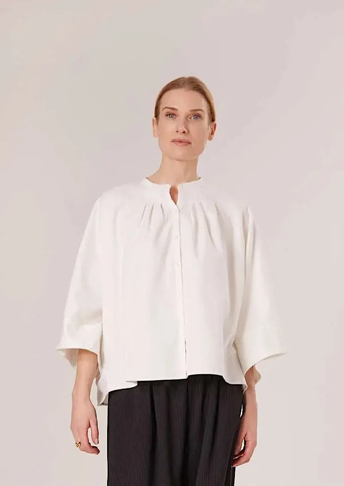 SOSUE Flanell Cape White