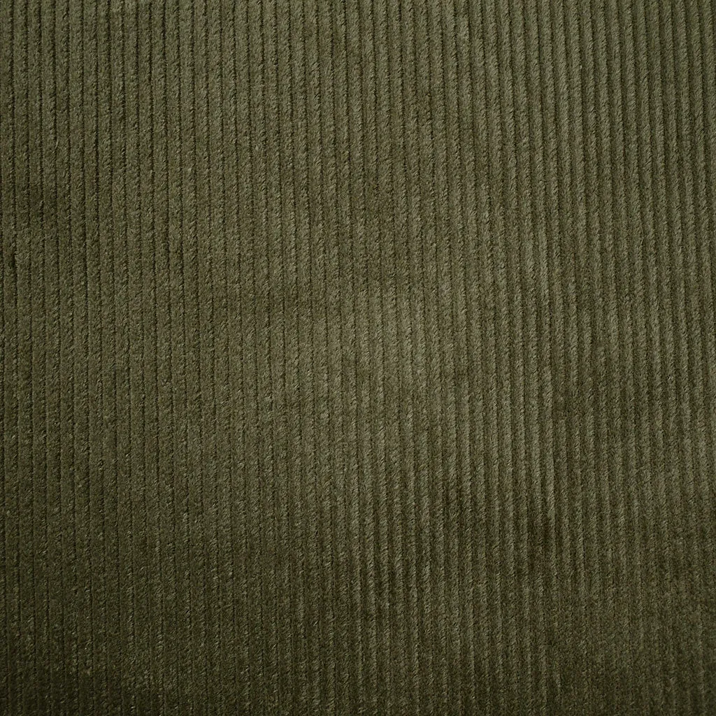 Stretch Mid Wale Corduroy Solid Moss SY