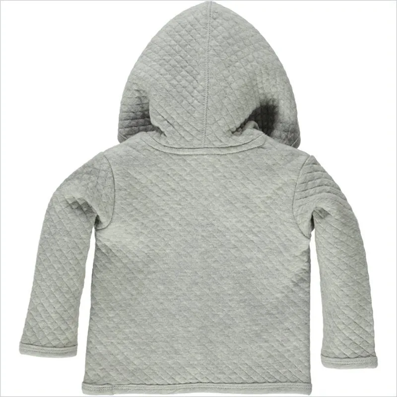 Tumble N Dry Nyles Boys ZERO Cardigan in Light Grey Melange